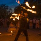 Hochzeitsfeuershow mit Dragonstaff