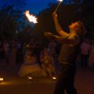 Feuerschlucker auf einer Hochzeit