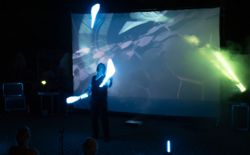 LED Show mit Video Projektionen