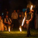 Hochzeitsfeuershow mit Feuerkünstler der Feuerschluckt