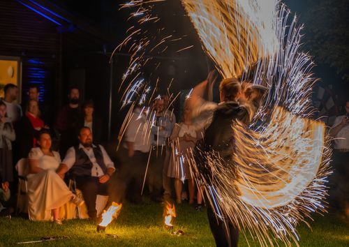 Hochzeitsfeuershow Wedding Fire auf einer Hochzeit